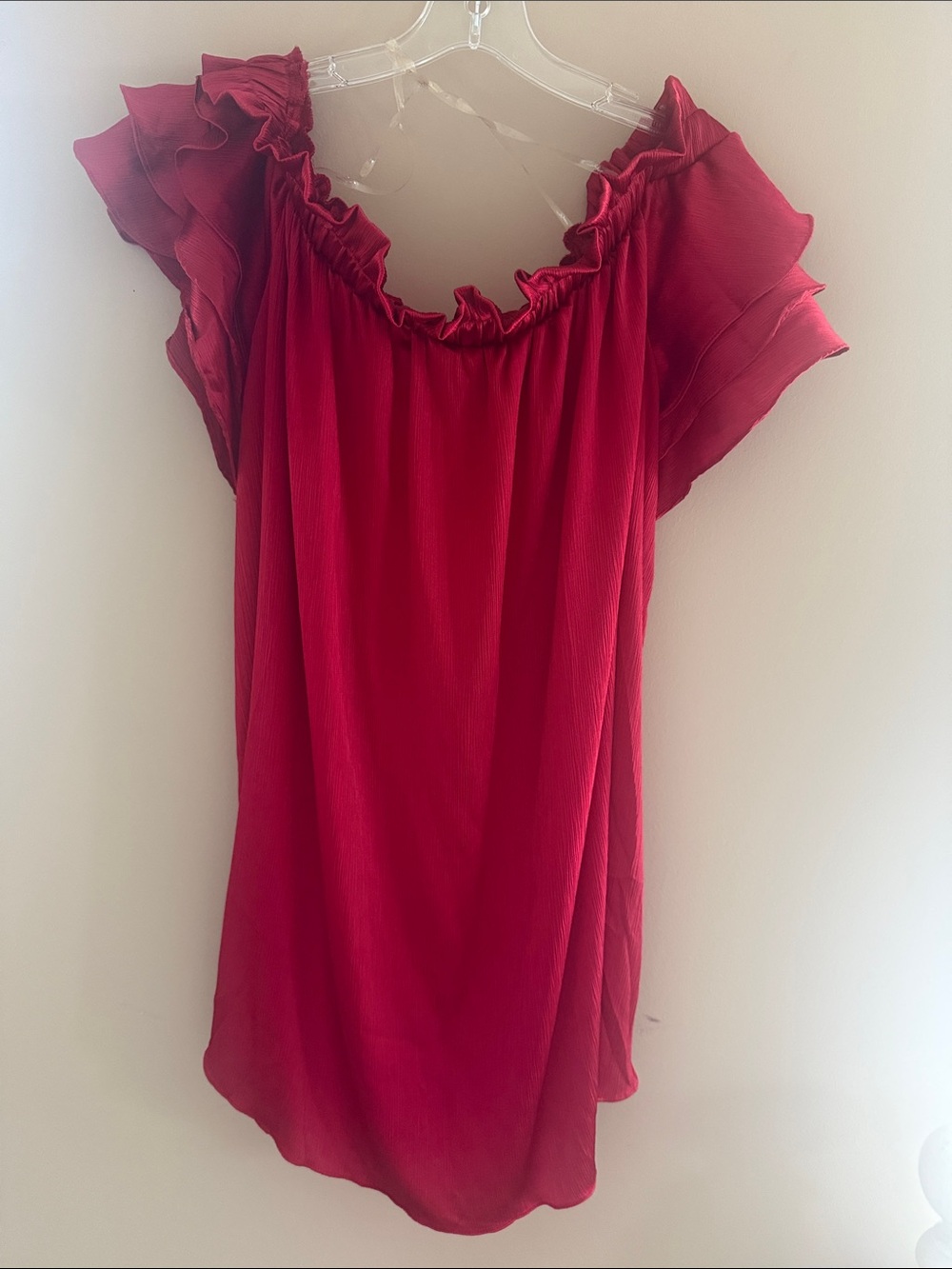 Umgee Off-the-Shoulder Ruffle Dress - Picture 2 of 4